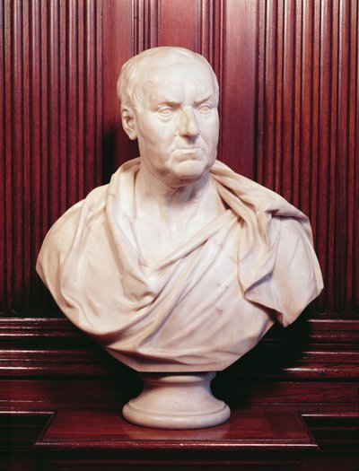 Porträtbüste von Doktor Richard Mead (1673-1754) ca. 1740-50 von Louis Francois Roubillac